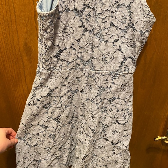 Powder Blue Lace Dress - Perfect for Wedding Guests! - Picture 3 of 6